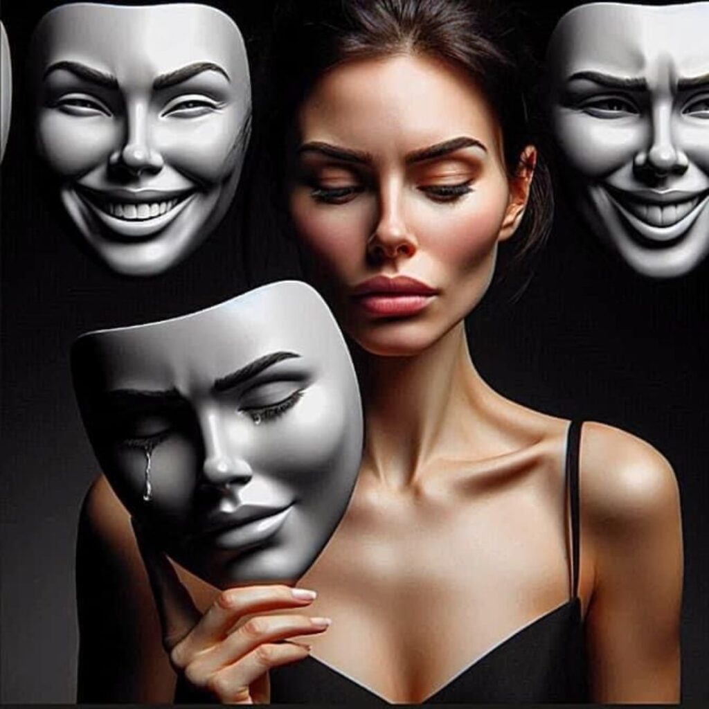 Máscaras-construídas-longo-vida-são-defesas-emocionais-inconscientes-transformação-mudança-coração-fé-oração