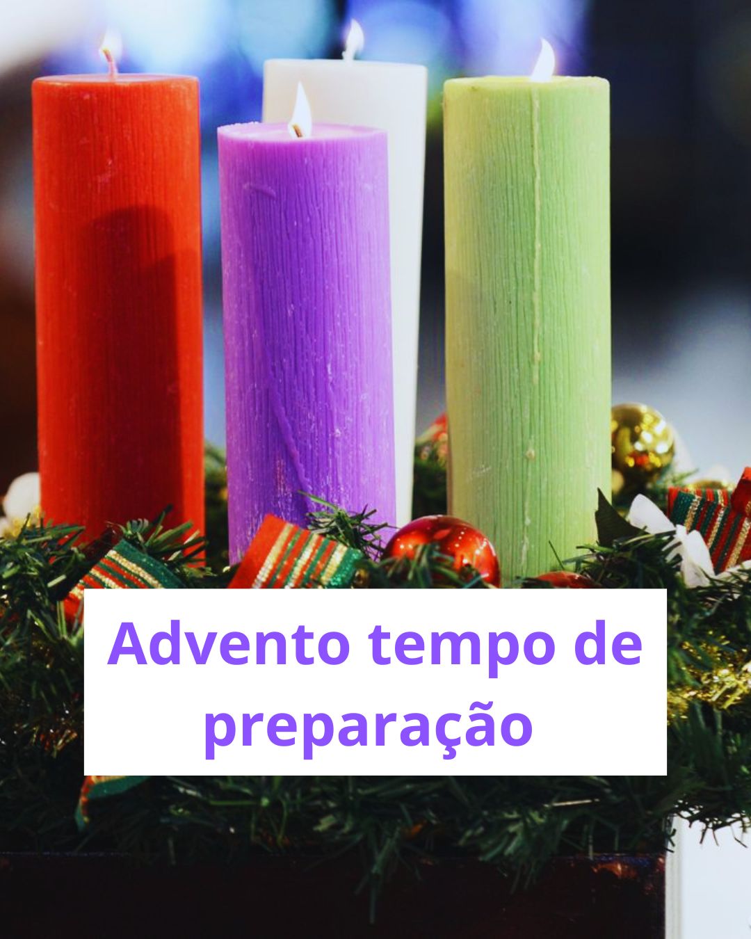 Advento tempo de preparação