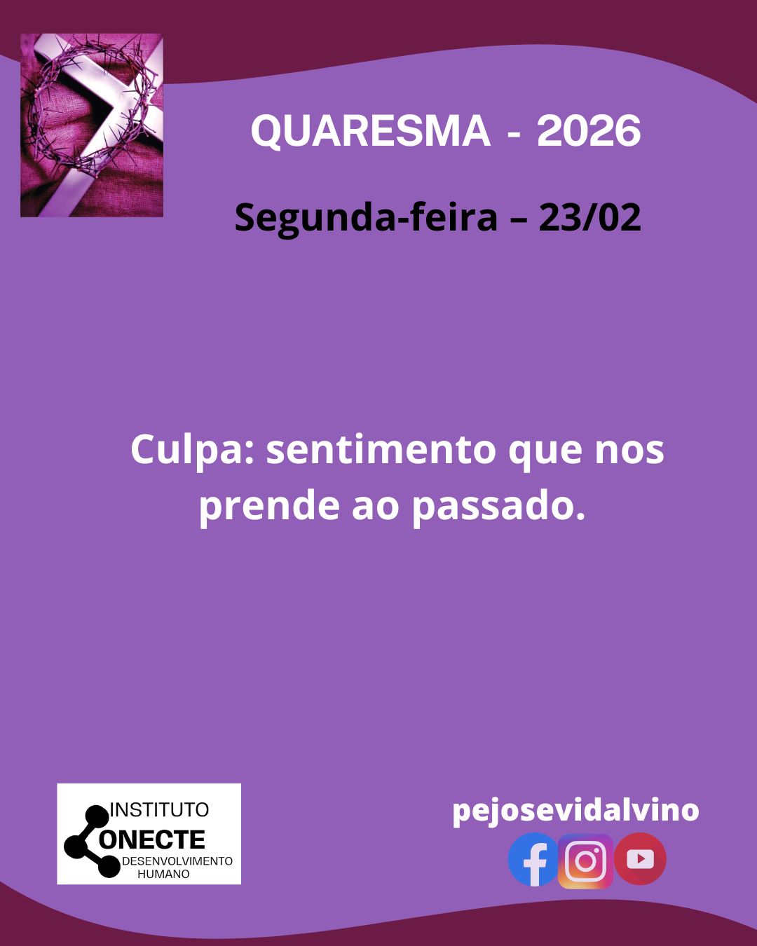 Culpa: sentimento que nos prende ao passado
