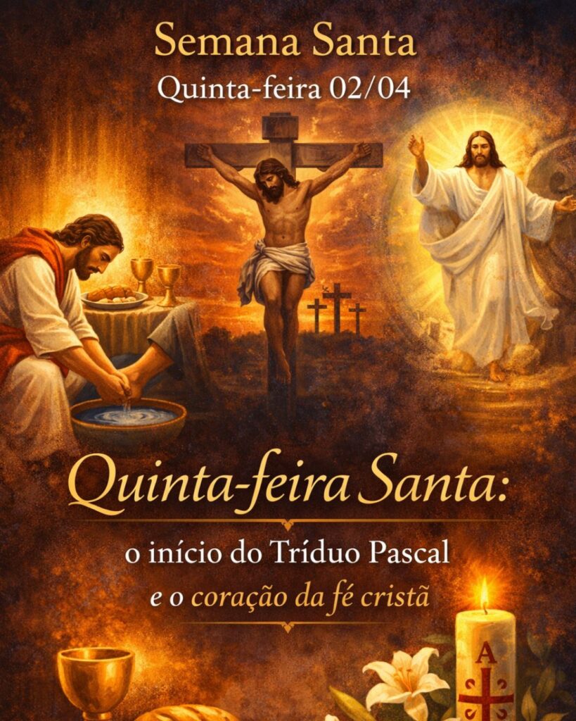 Quinta-feira Santa: o início do Tríduo Pascal e o coração da fé cristã