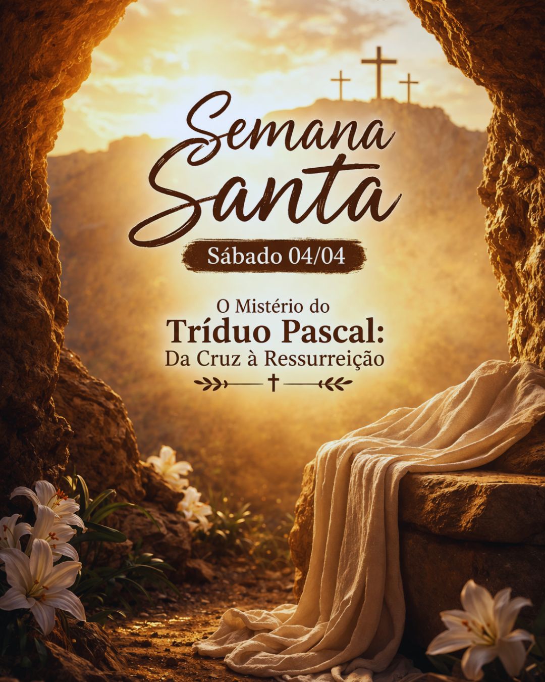 O Mistério do Tríduo Pascal: Da Cruz à Ressurreição