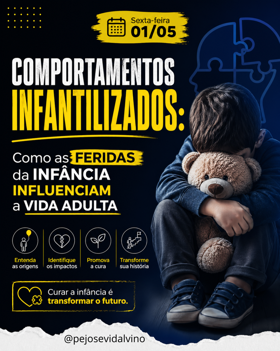 Comportamentos Infantilizados: Como as Feridas da Infância Influenciam a Vida Adulta