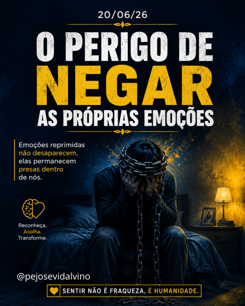 O Perigo de Negar as Próprias Emoções
