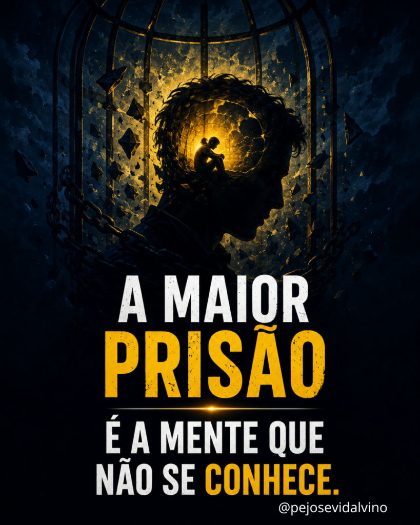 A Maior Prisão é a Mente que Não se Conhece