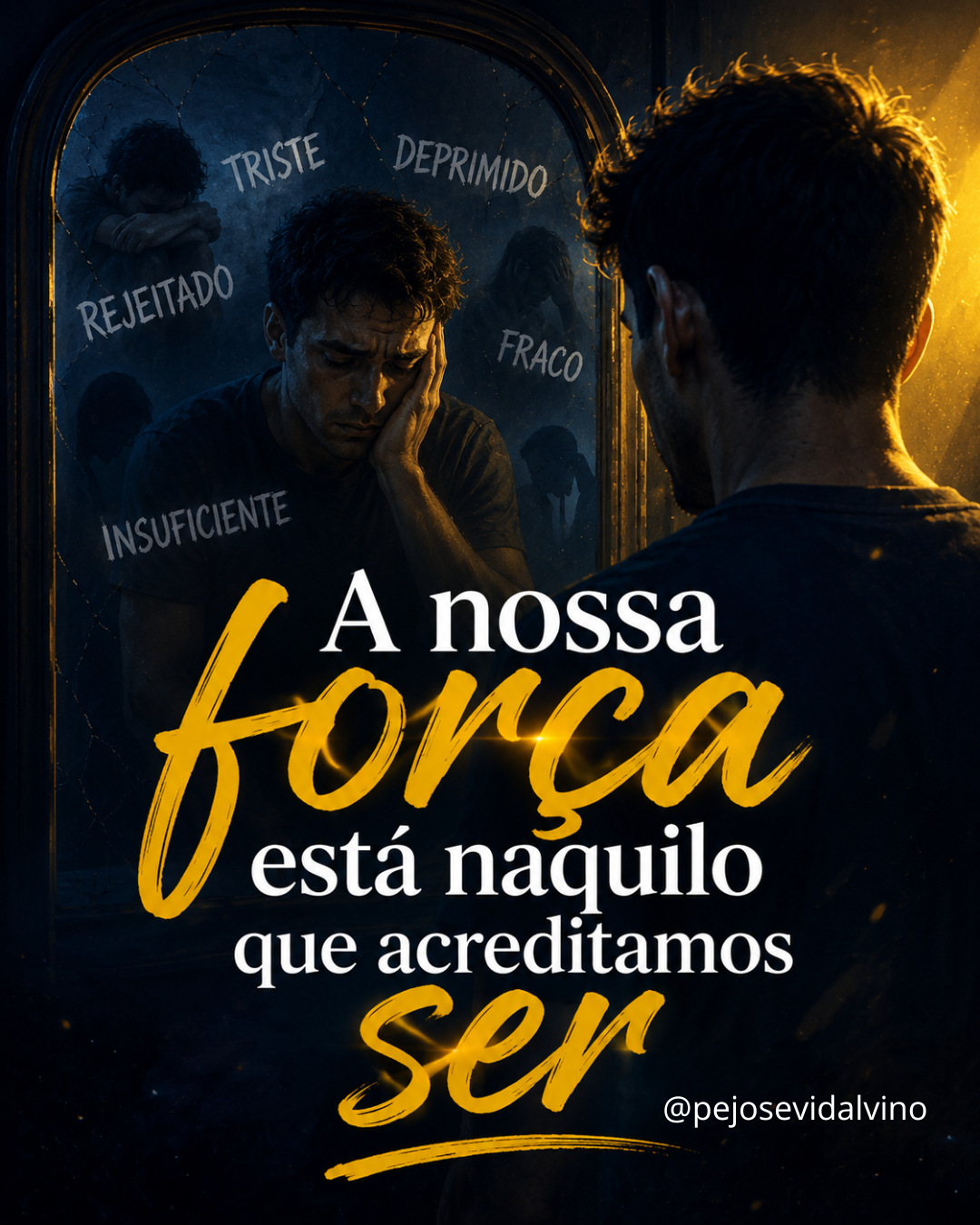 A nossa força está naquilo em que acreditamos ser.
