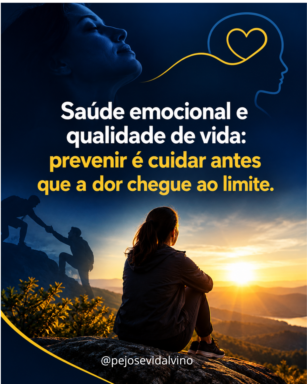 Saúde emocional e qualidade de vida: prevenir é cuidar antes que a dor chegue ao limite