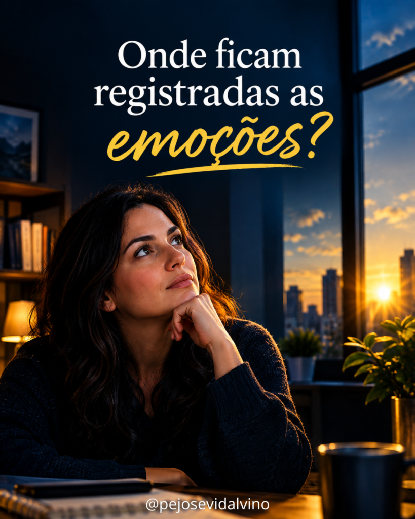 Onde ficam registradas as emoções?