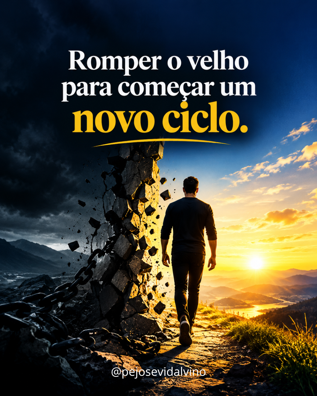 Romper o velho para começar um novo ciclo