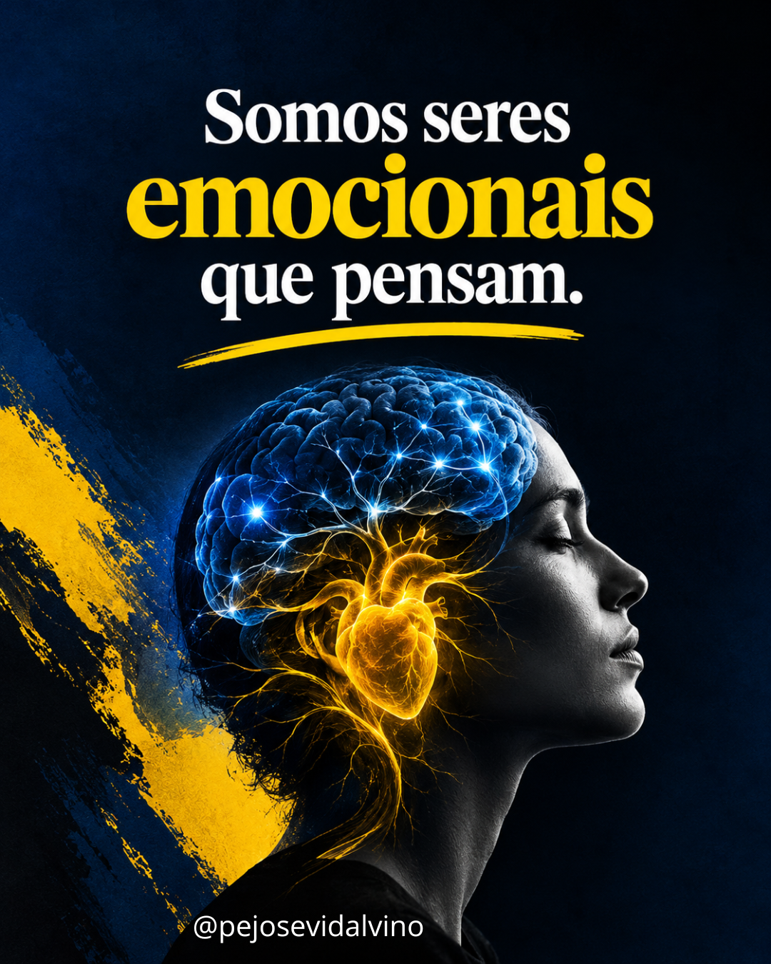 Somos seres emocionais que pensam.
